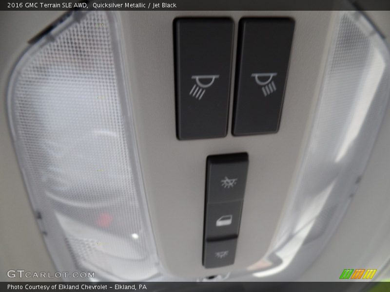 Quicksilver Metallic / Jet Black 2016 GMC Terrain SLE AWD