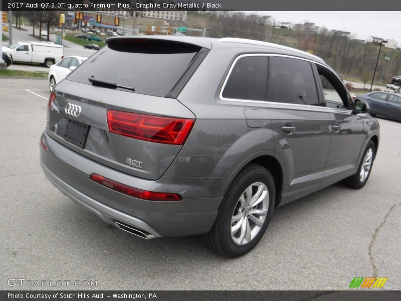 Graphite Gray Metallic / Black 2017 Audi Q7 3.0T quattro Premium Plus
