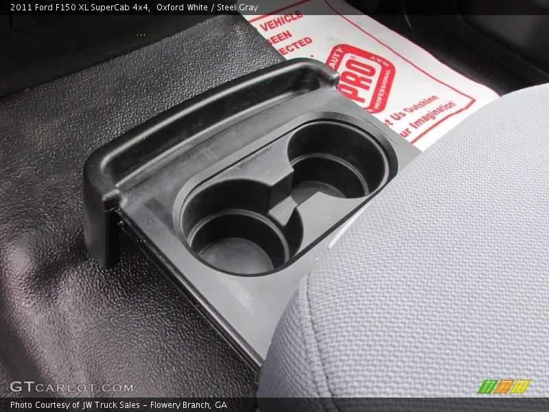 Oxford White / Steel Gray 2011 Ford F150 XL SuperCab 4x4
