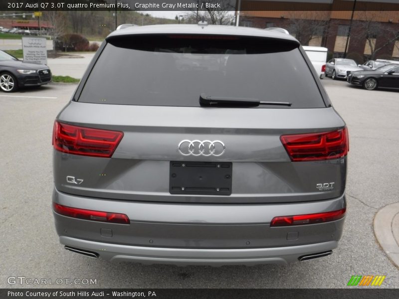 Graphite Gray Metallic / Black 2017 Audi Q7 3.0T quattro Premium Plus