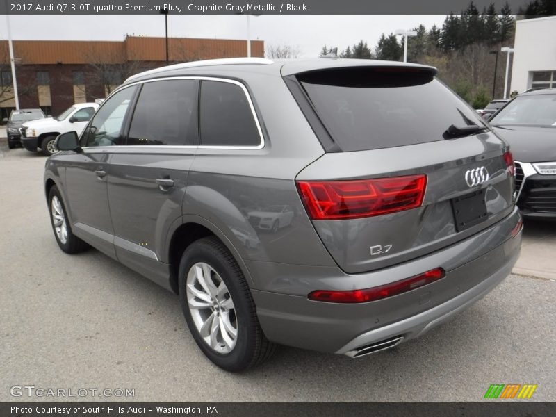 Graphite Gray Metallic / Black 2017 Audi Q7 3.0T quattro Premium Plus