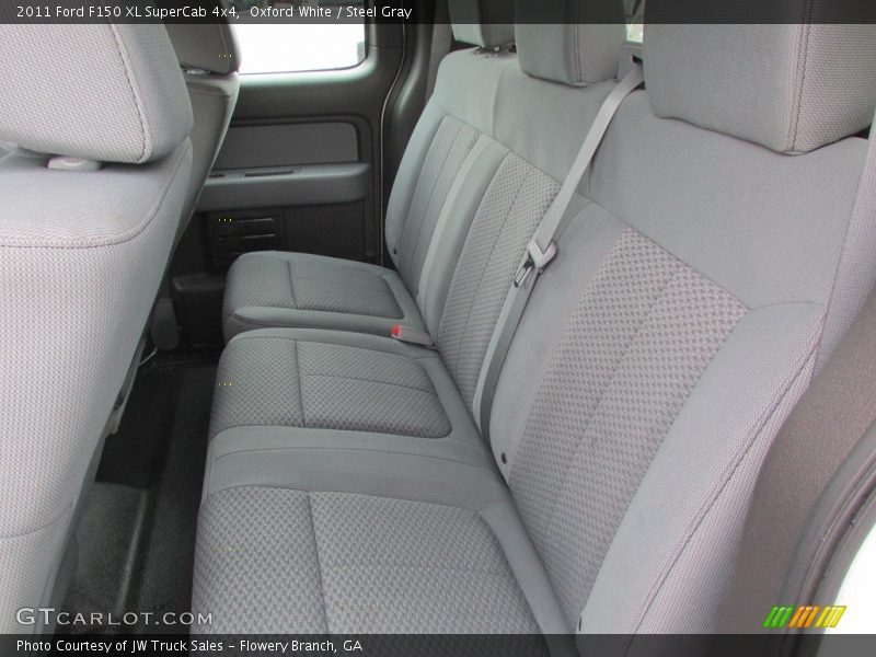 Oxford White / Steel Gray 2011 Ford F150 XL SuperCab 4x4