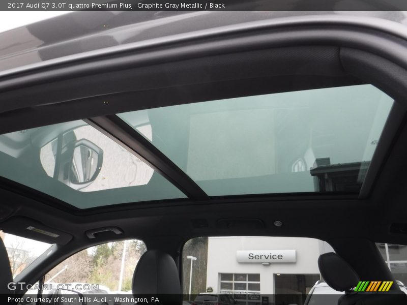 Graphite Gray Metallic / Black 2017 Audi Q7 3.0T quattro Premium Plus