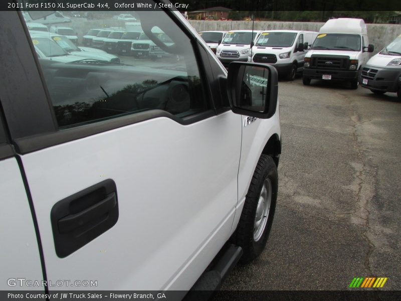 Oxford White / Steel Gray 2011 Ford F150 XL SuperCab 4x4