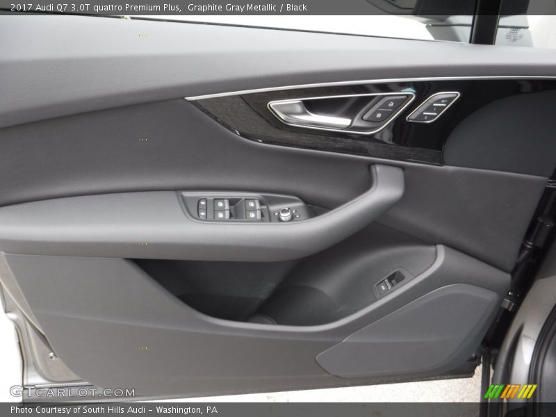 Graphite Gray Metallic / Black 2017 Audi Q7 3.0T quattro Premium Plus