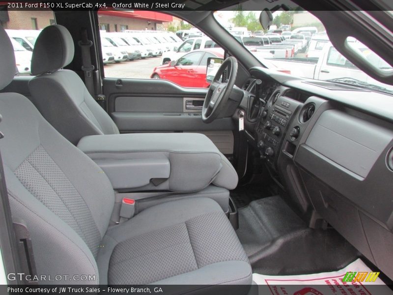 Oxford White / Steel Gray 2011 Ford F150 XL SuperCab 4x4