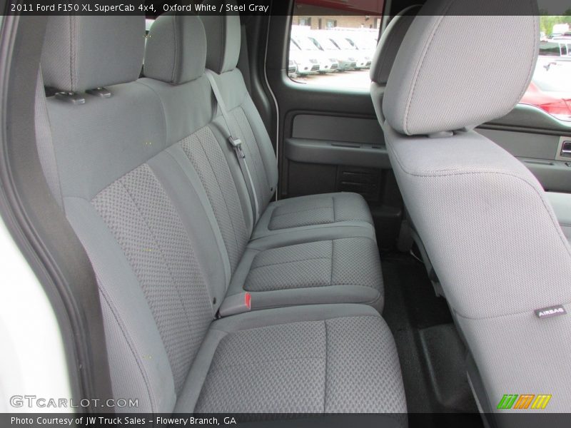 Oxford White / Steel Gray 2011 Ford F150 XL SuperCab 4x4