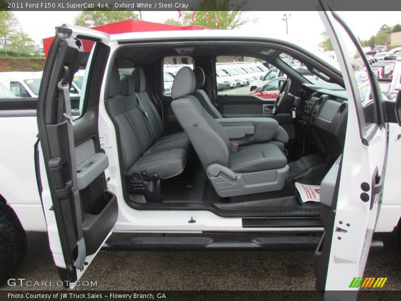 Oxford White / Steel Gray 2011 Ford F150 XL SuperCab 4x4