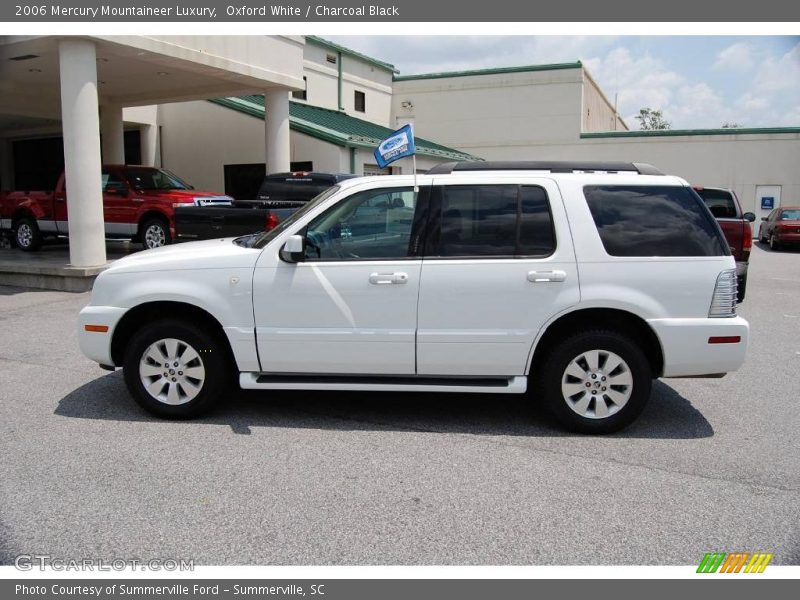 Oxford White / Charcoal Black 2006 Mercury Mountaineer Luxury