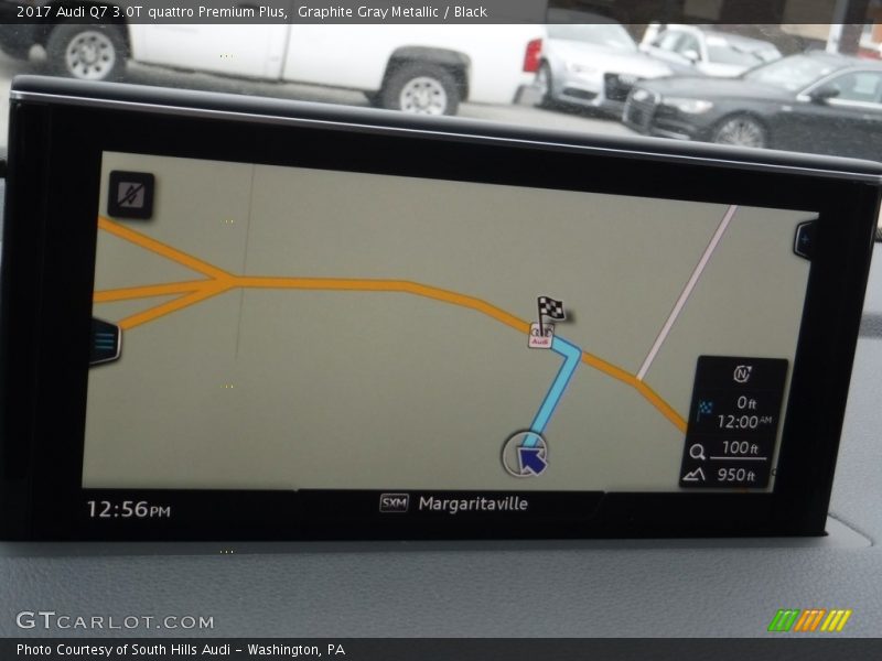 Graphite Gray Metallic / Black 2017 Audi Q7 3.0T quattro Premium Plus