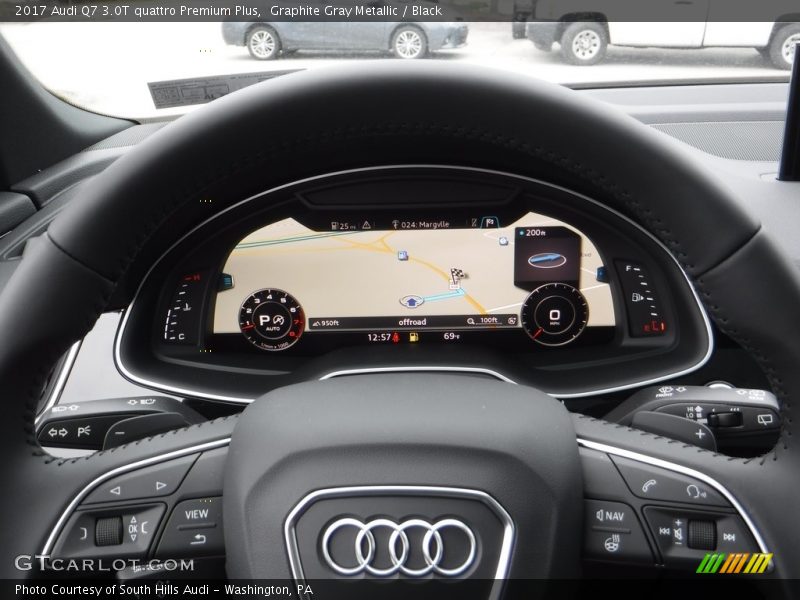 Graphite Gray Metallic / Black 2017 Audi Q7 3.0T quattro Premium Plus