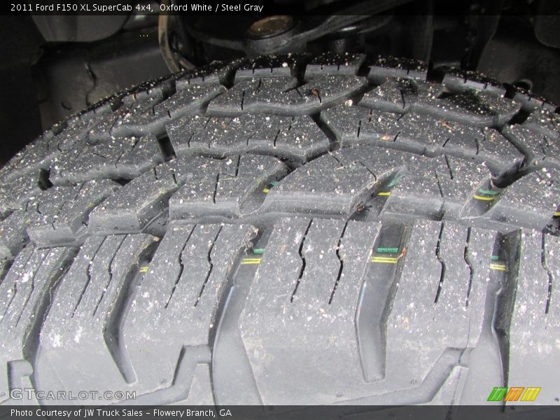 Oxford White / Steel Gray 2011 Ford F150 XL SuperCab 4x4