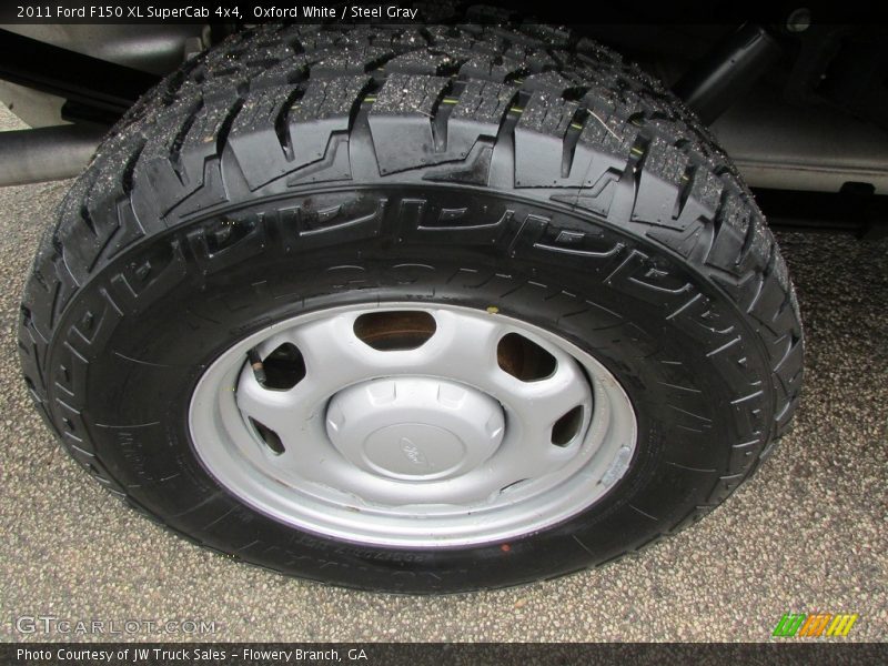 Oxford White / Steel Gray 2011 Ford F150 XL SuperCab 4x4