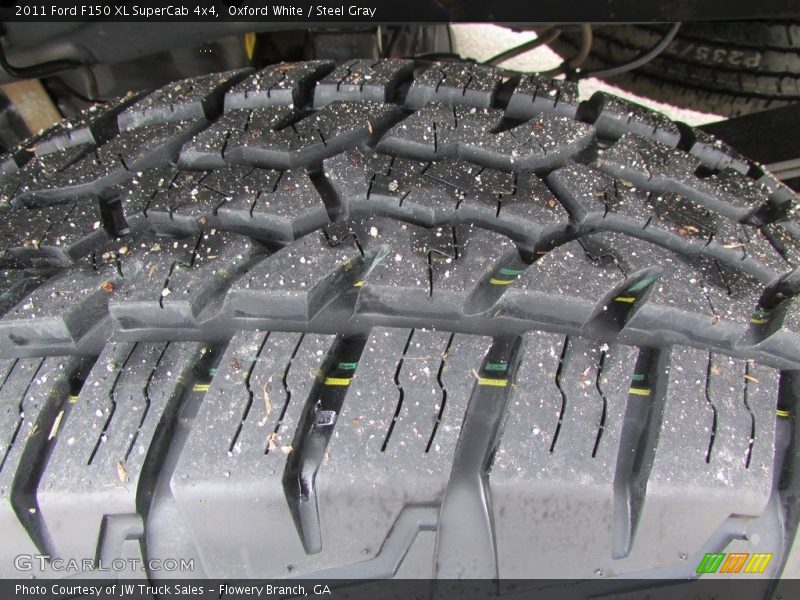 Oxford White / Steel Gray 2011 Ford F150 XL SuperCab 4x4