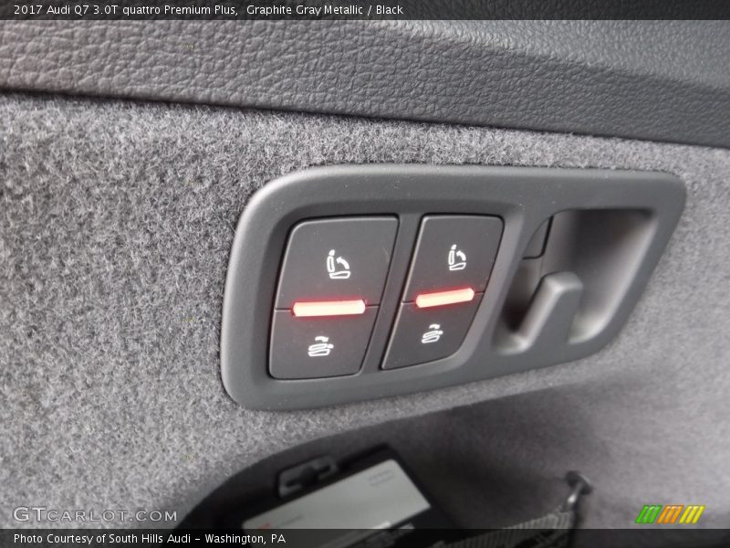 Graphite Gray Metallic / Black 2017 Audi Q7 3.0T quattro Premium Plus