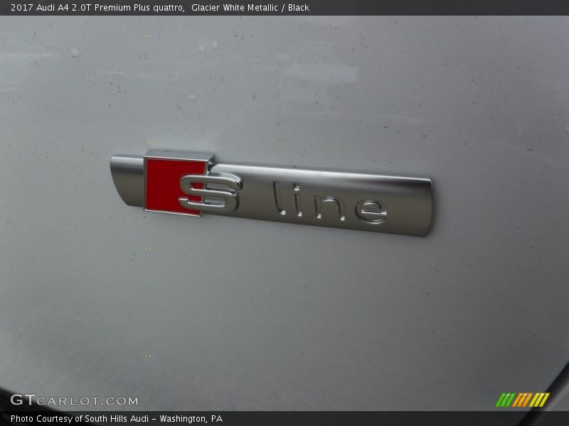 Glacier White Metallic / Black 2017 Audi A4 2.0T Premium Plus quattro