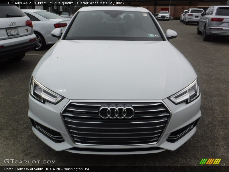 Glacier White Metallic / Black 2017 Audi A4 2.0T Premium Plus quattro