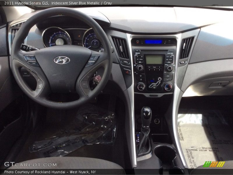 Iridescent Silver Blue Metallic / Gray 2011 Hyundai Sonata GLS