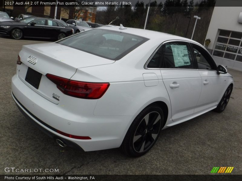 Glacier White Metallic / Black 2017 Audi A4 2.0T Premium Plus quattro