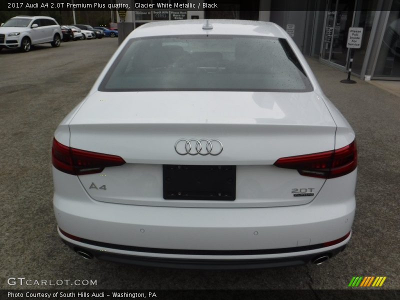 Glacier White Metallic / Black 2017 Audi A4 2.0T Premium Plus quattro