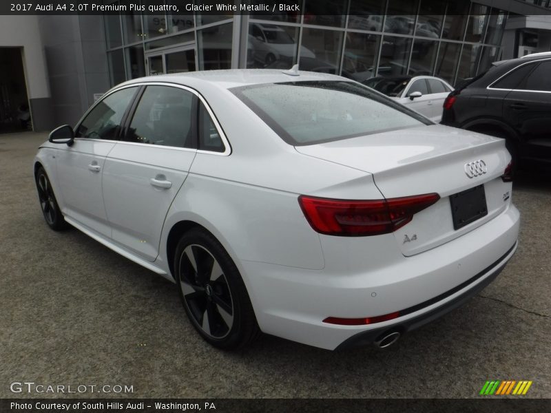 Glacier White Metallic / Black 2017 Audi A4 2.0T Premium Plus quattro