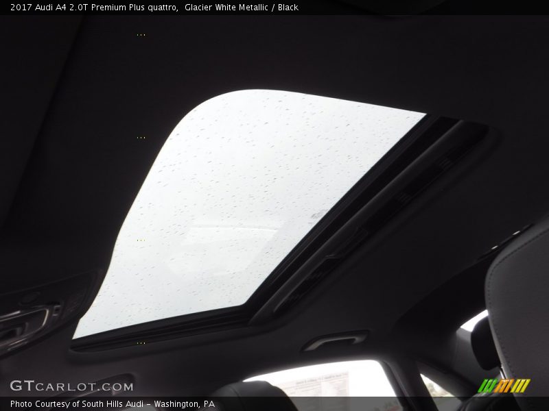 Glacier White Metallic / Black 2017 Audi A4 2.0T Premium Plus quattro