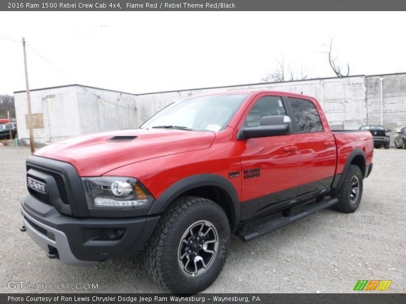 Flame Red / Rebel Theme Red/Black 2016 Ram 1500 Rebel Crew Cab 4x4