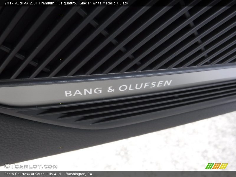 Glacier White Metallic / Black 2017 Audi A4 2.0T Premium Plus quattro