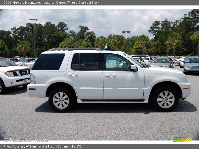 Oxford White / Charcoal Black 2006 Mercury Mountaineer Luxury