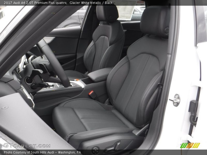 Glacier White Metallic / Black 2017 Audi A4 2.0T Premium Plus quattro