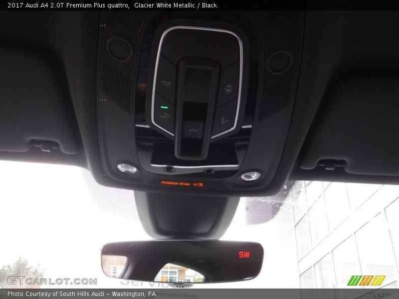Glacier White Metallic / Black 2017 Audi A4 2.0T Premium Plus quattro