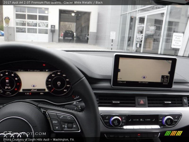 Glacier White Metallic / Black 2017 Audi A4 2.0T Premium Plus quattro