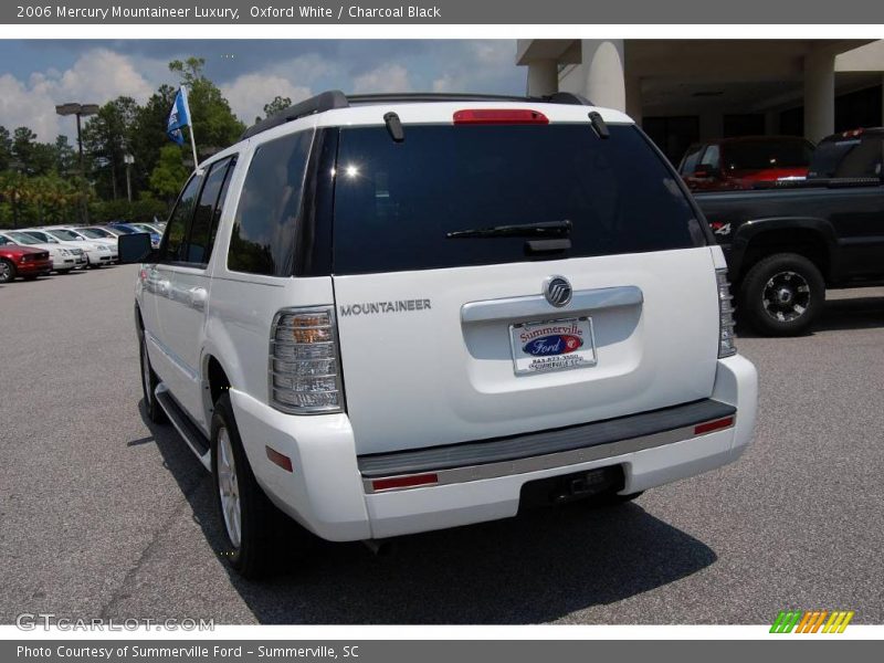Oxford White / Charcoal Black 2006 Mercury Mountaineer Luxury