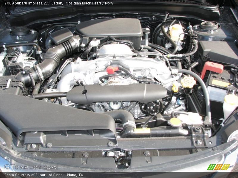 Obsidian Black Pearl / Ivory 2009 Subaru Impreza 2.5i Sedan