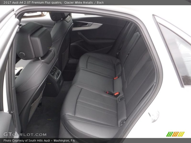 Glacier White Metallic / Black 2017 Audi A4 2.0T Premium Plus quattro