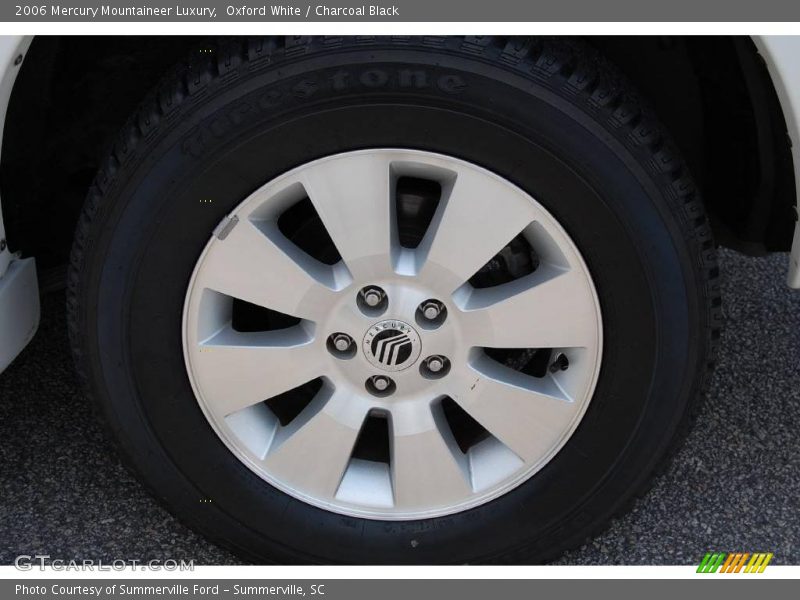 Oxford White / Charcoal Black 2006 Mercury Mountaineer Luxury