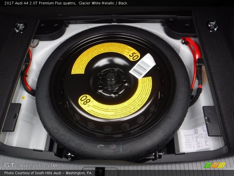 Glacier White Metallic / Black 2017 Audi A4 2.0T Premium Plus quattro