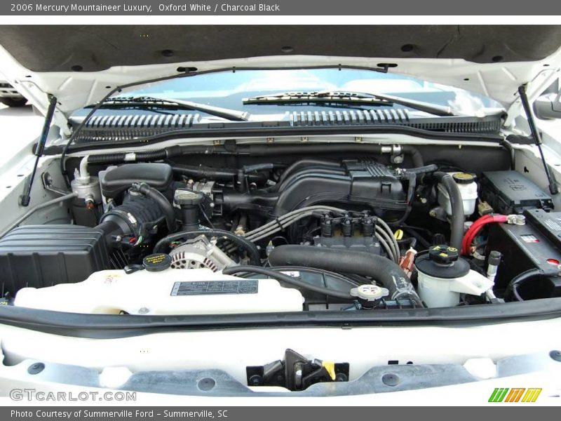 Oxford White / Charcoal Black 2006 Mercury Mountaineer Luxury