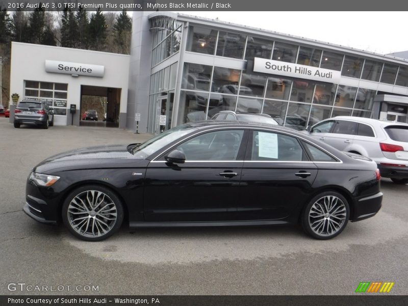Mythos Black Metallic / Black 2016 Audi A6 3.0 TFSI Premium Plus quattro