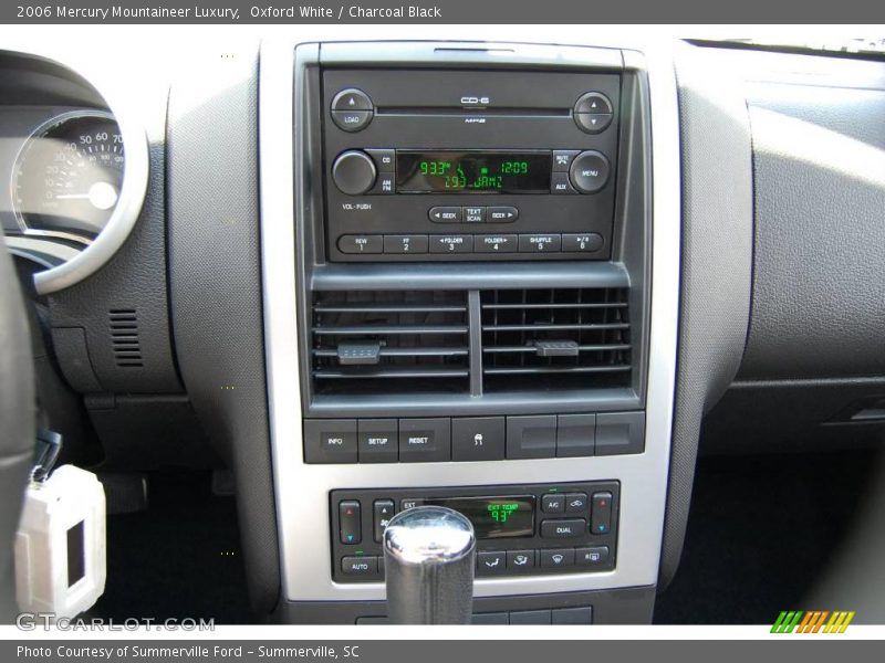 Oxford White / Charcoal Black 2006 Mercury Mountaineer Luxury
