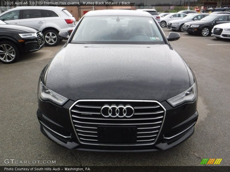 Mythos Black Metallic / Black 2016 Audi A6 3.0 TFSI Premium Plus quattro