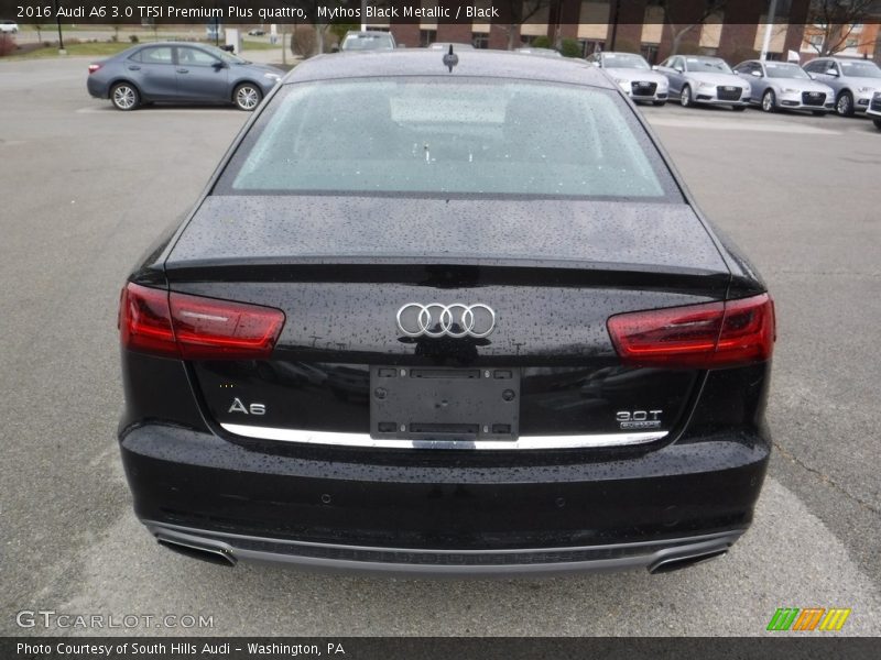 Mythos Black Metallic / Black 2016 Audi A6 3.0 TFSI Premium Plus quattro