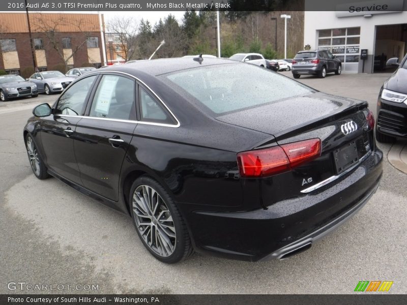 Mythos Black Metallic / Black 2016 Audi A6 3.0 TFSI Premium Plus quattro