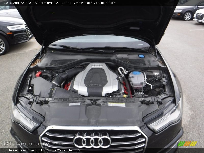 Mythos Black Metallic / Black 2016 Audi A6 3.0 TFSI Premium Plus quattro