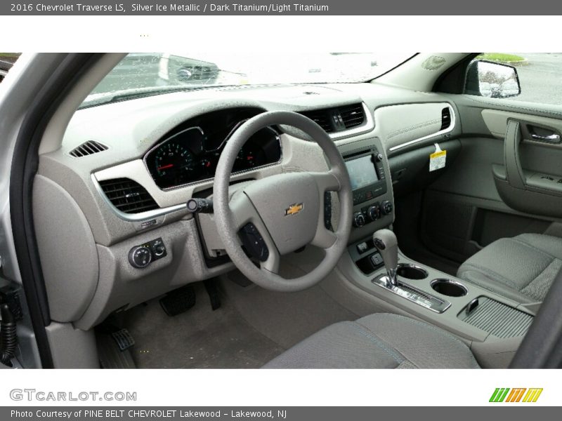 Silver Ice Metallic / Dark Titanium/Light Titanium 2016 Chevrolet Traverse LS