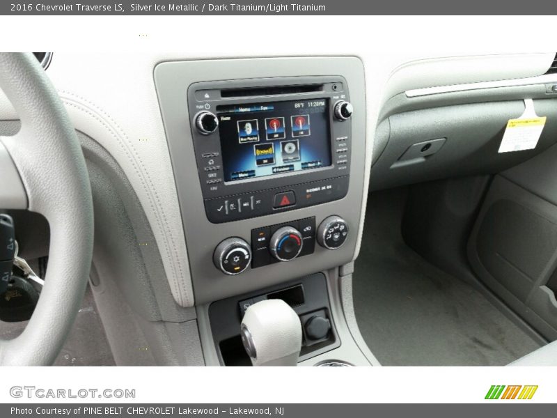 Silver Ice Metallic / Dark Titanium/Light Titanium 2016 Chevrolet Traverse LS