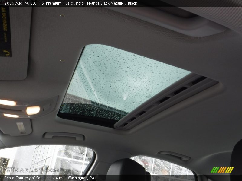 Mythos Black Metallic / Black 2016 Audi A6 3.0 TFSI Premium Plus quattro