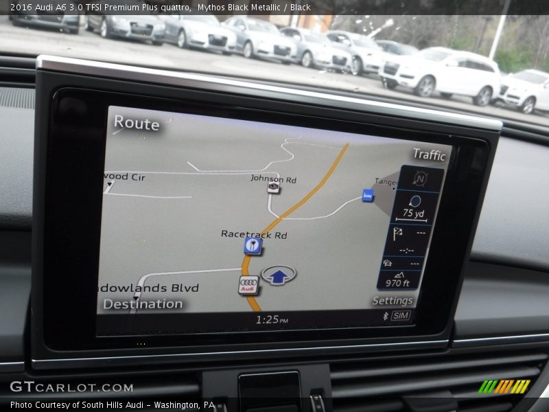 Mythos Black Metallic / Black 2016 Audi A6 3.0 TFSI Premium Plus quattro