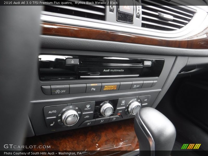 Mythos Black Metallic / Black 2016 Audi A6 3.0 TFSI Premium Plus quattro
