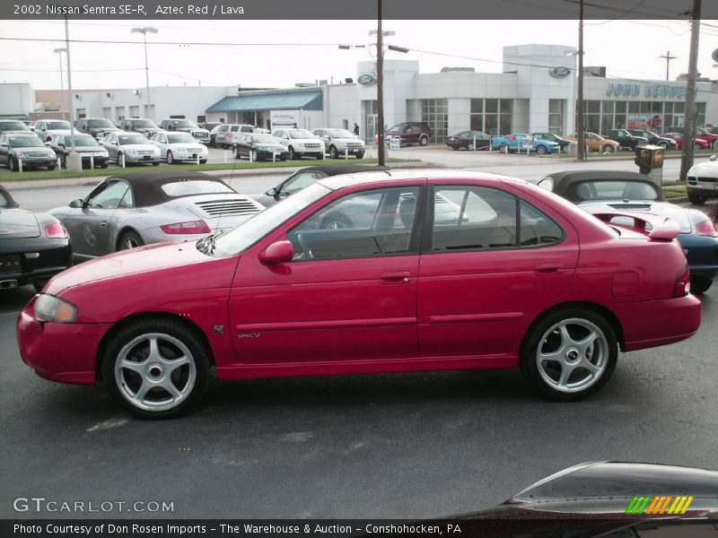 Aztec Red / Lava 2002 Nissan Sentra SE-R